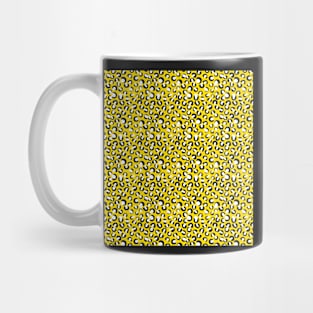 Yellow and Black Bumble Bee Pattern Mug